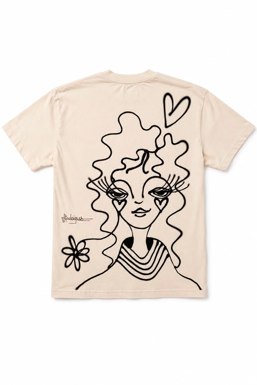 Camiseta Spray Menina Flor