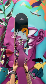Vida Brota Onde o Skater Toca — Shape Colecionável STU (Peça Única)