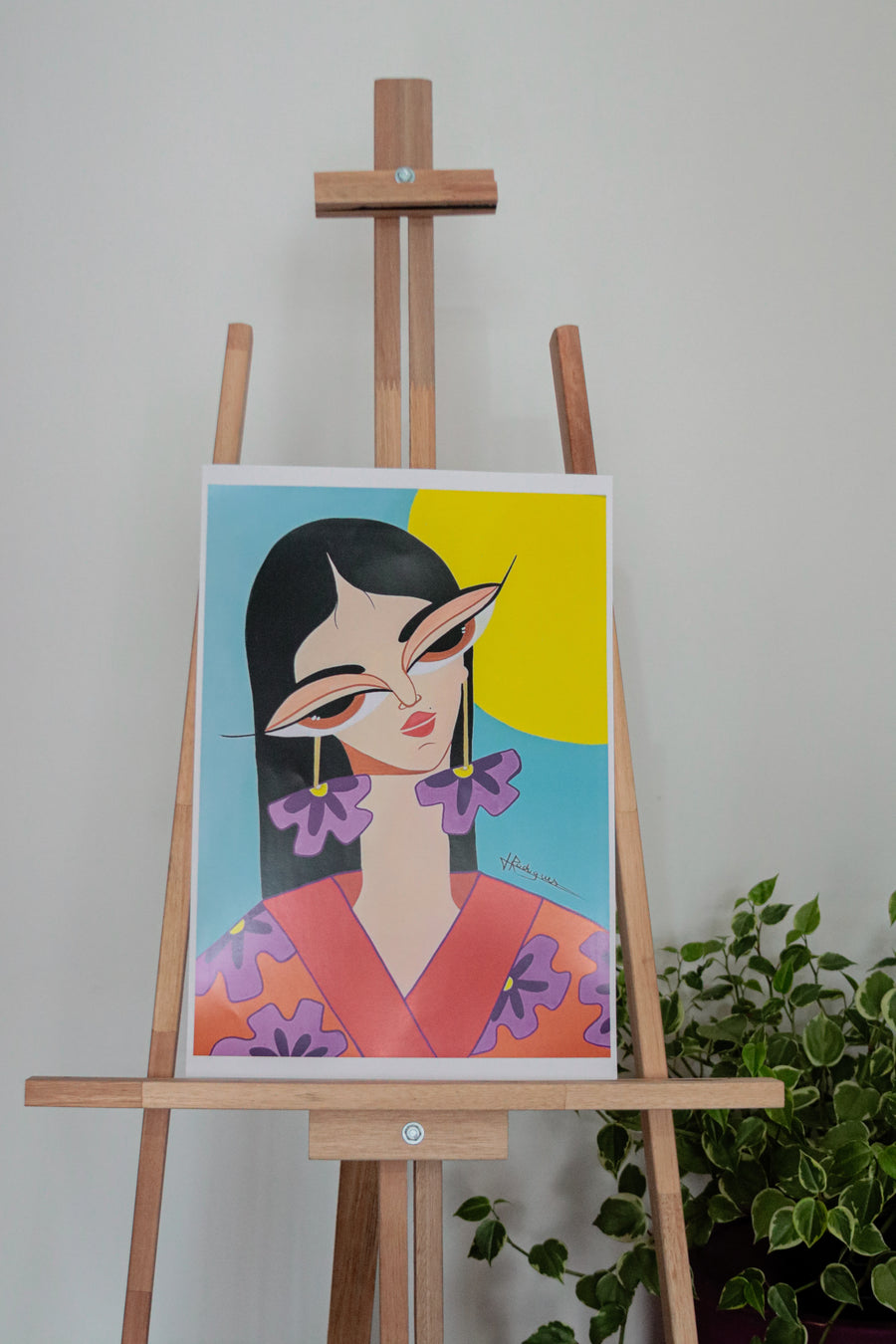Gueixa — Print Colecionável A4